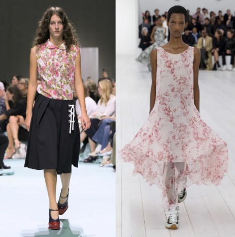 قطع ملابس مزينة بالزهور قطع ملابس مزينة بالزهور