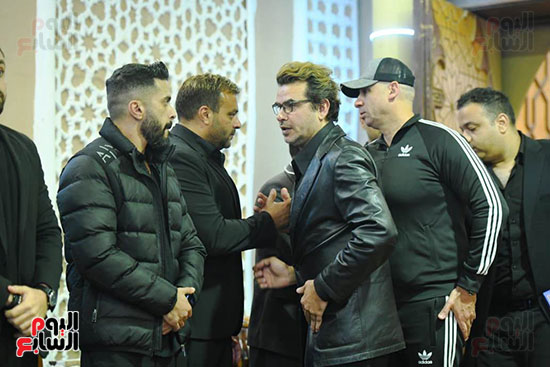 سامو زين يقدم واجب العزاء سامو زين يقدم واجب العزاء