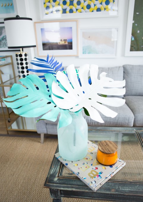 تلوين أوراق النخيل تلوين أوراق النخيل