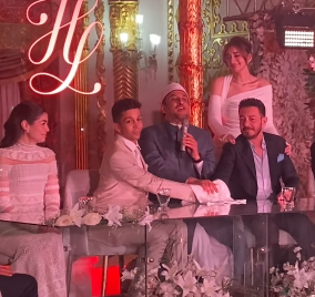 كتب كتاب هشام جمال وليلي زاهر