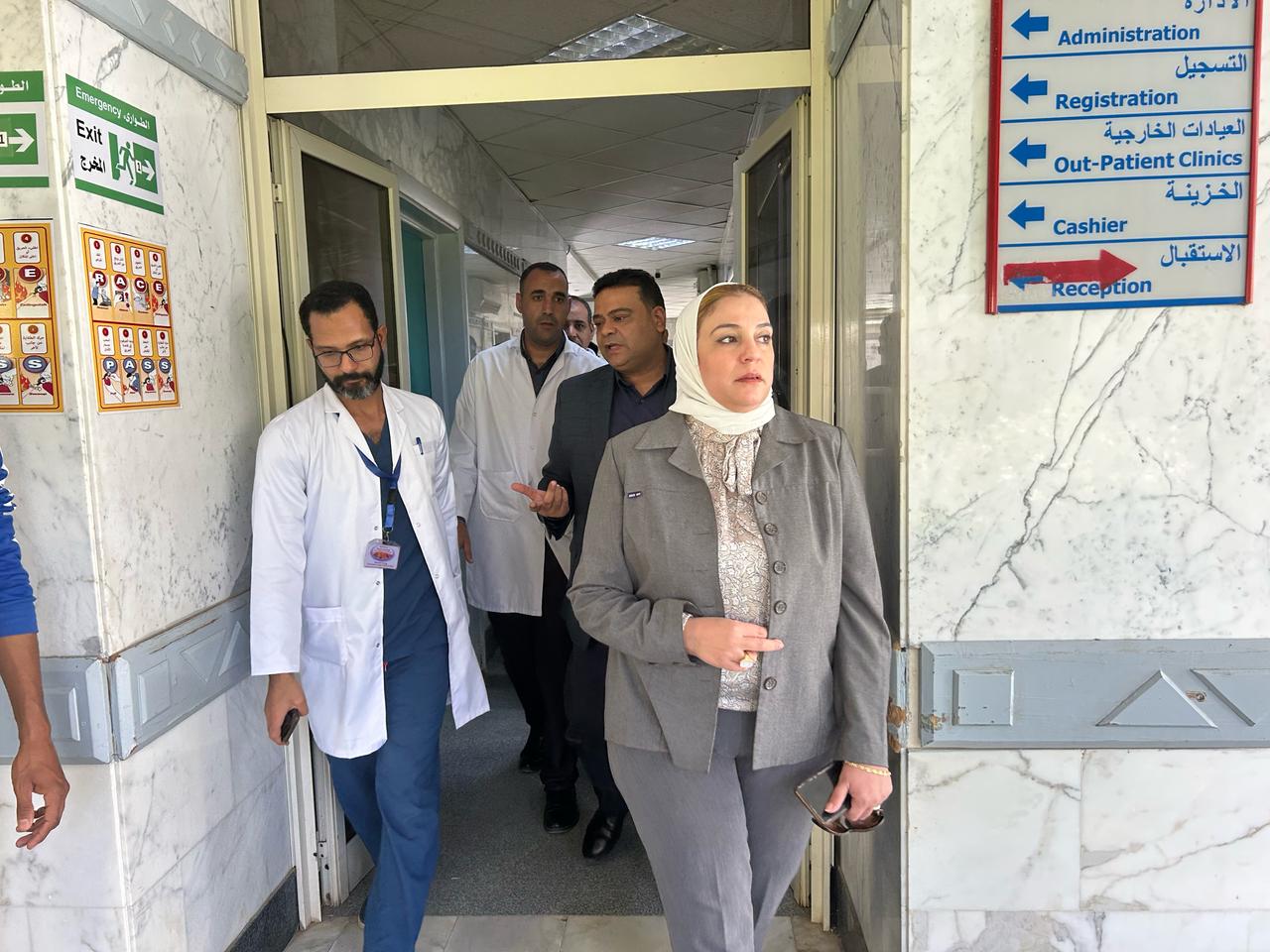 جولة مسئولى الرعاية الصحية لمستشفى أبوسمبل جولة مسئولى الرعاية الصحية لمستشفى أبوسمبل