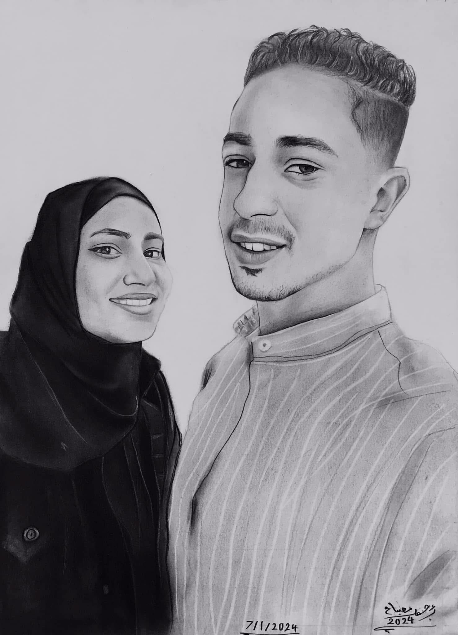 رسمه لفتاة وشاب رسمه لفتاة وشاب