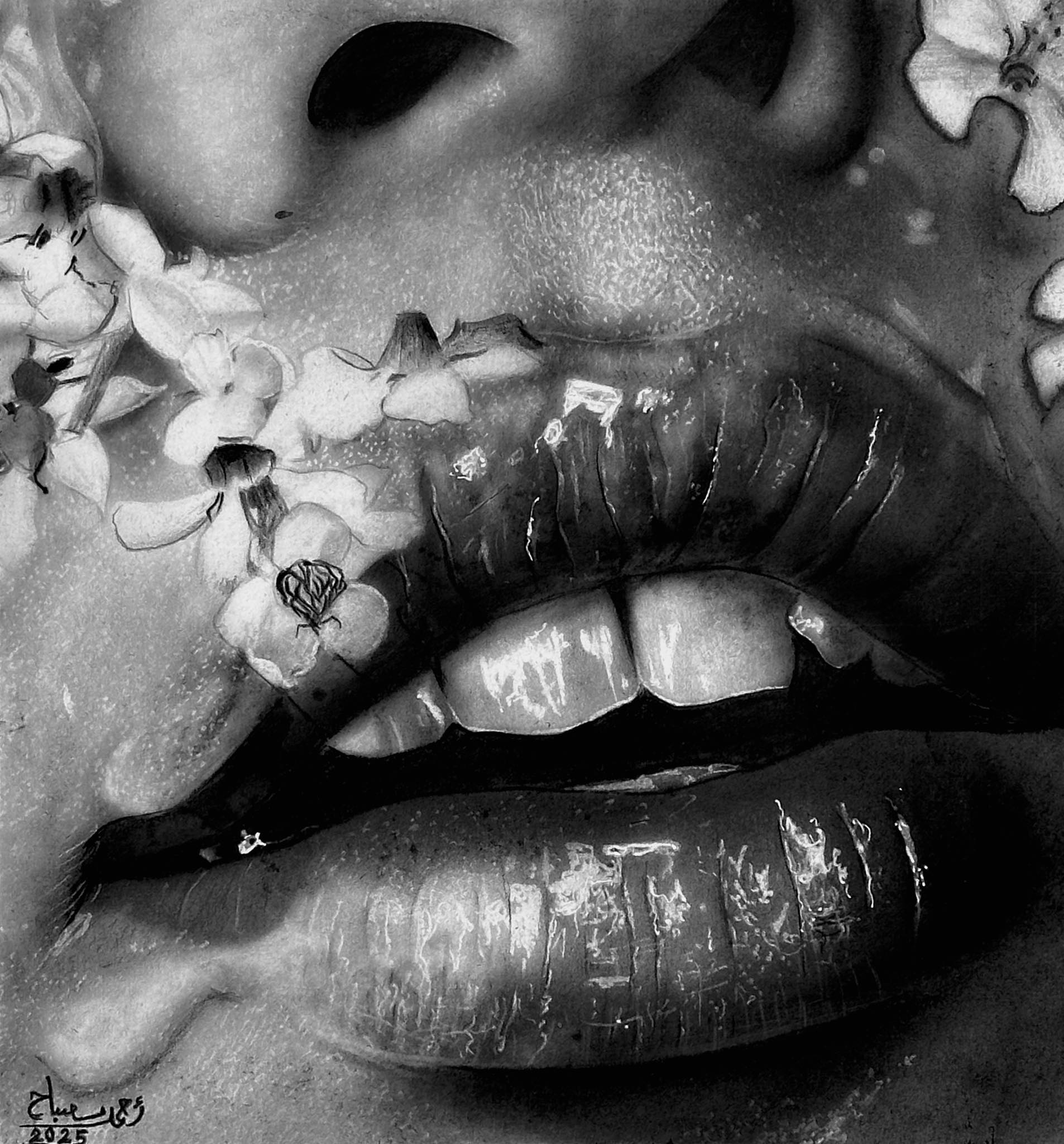 رسمه لفم شخص رسمه لفم شخص