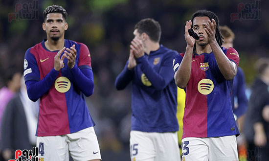 لاعبى برشلونة بعد المباراة لاعبى برشلونة بعد المباراة