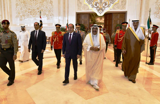 زيارة ناجحة للرئيس السيسي بالكويت وقطر لدعم غزة (7)