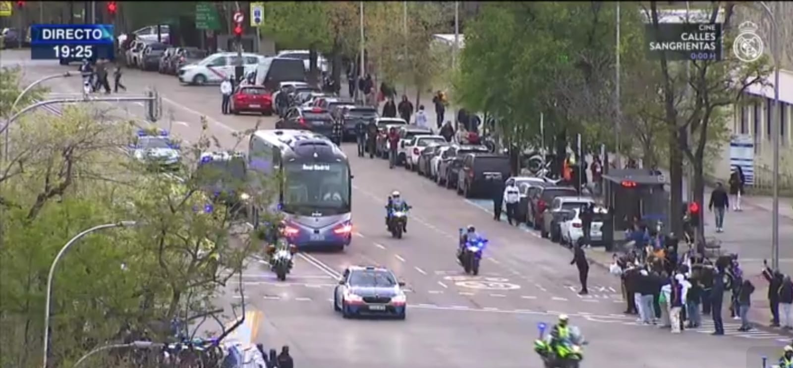 استقبال حافلة ريال مدريد (2)