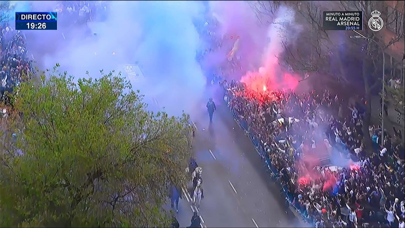 استقبال حافلة ريال مدريد (4)