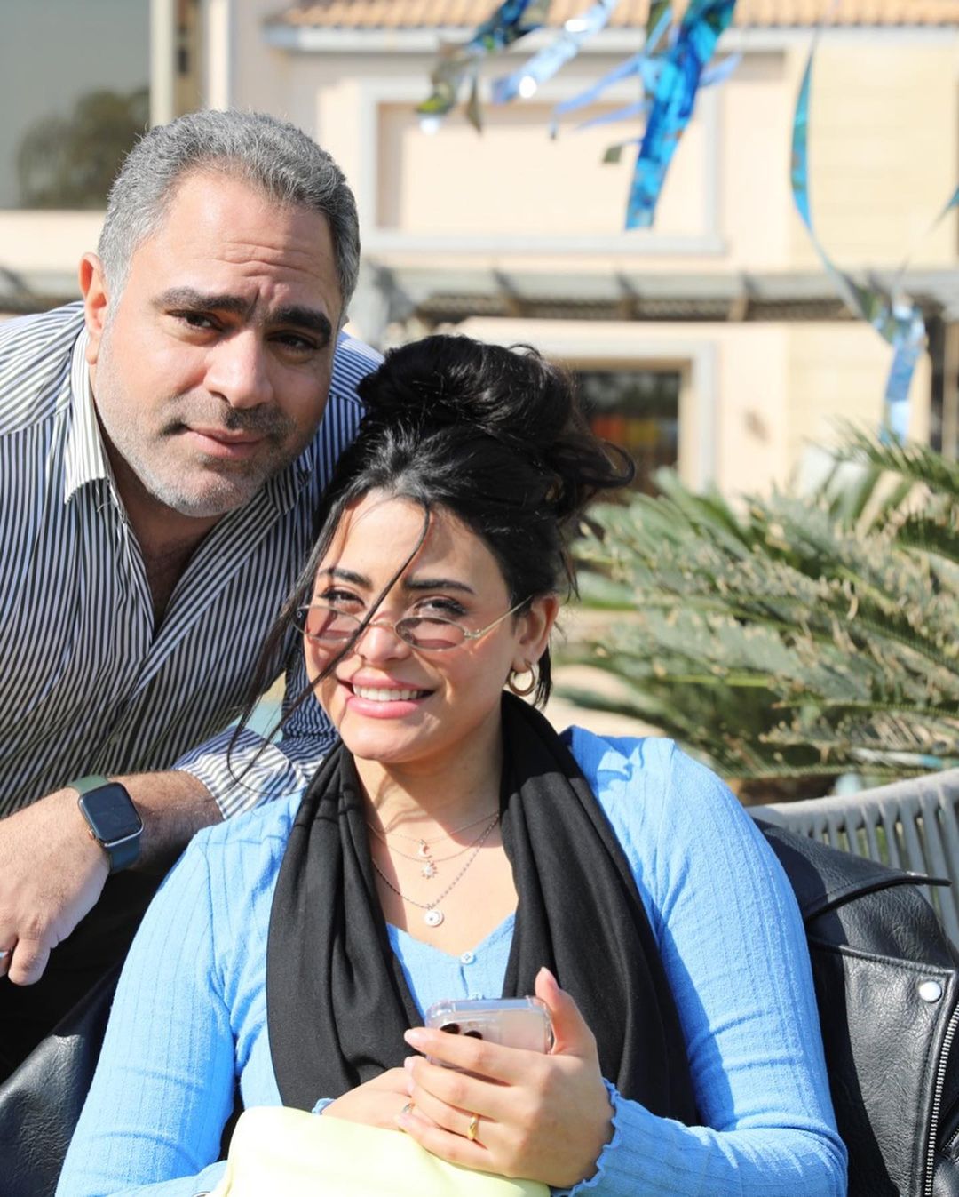 محمد شاهين واسماء جلال