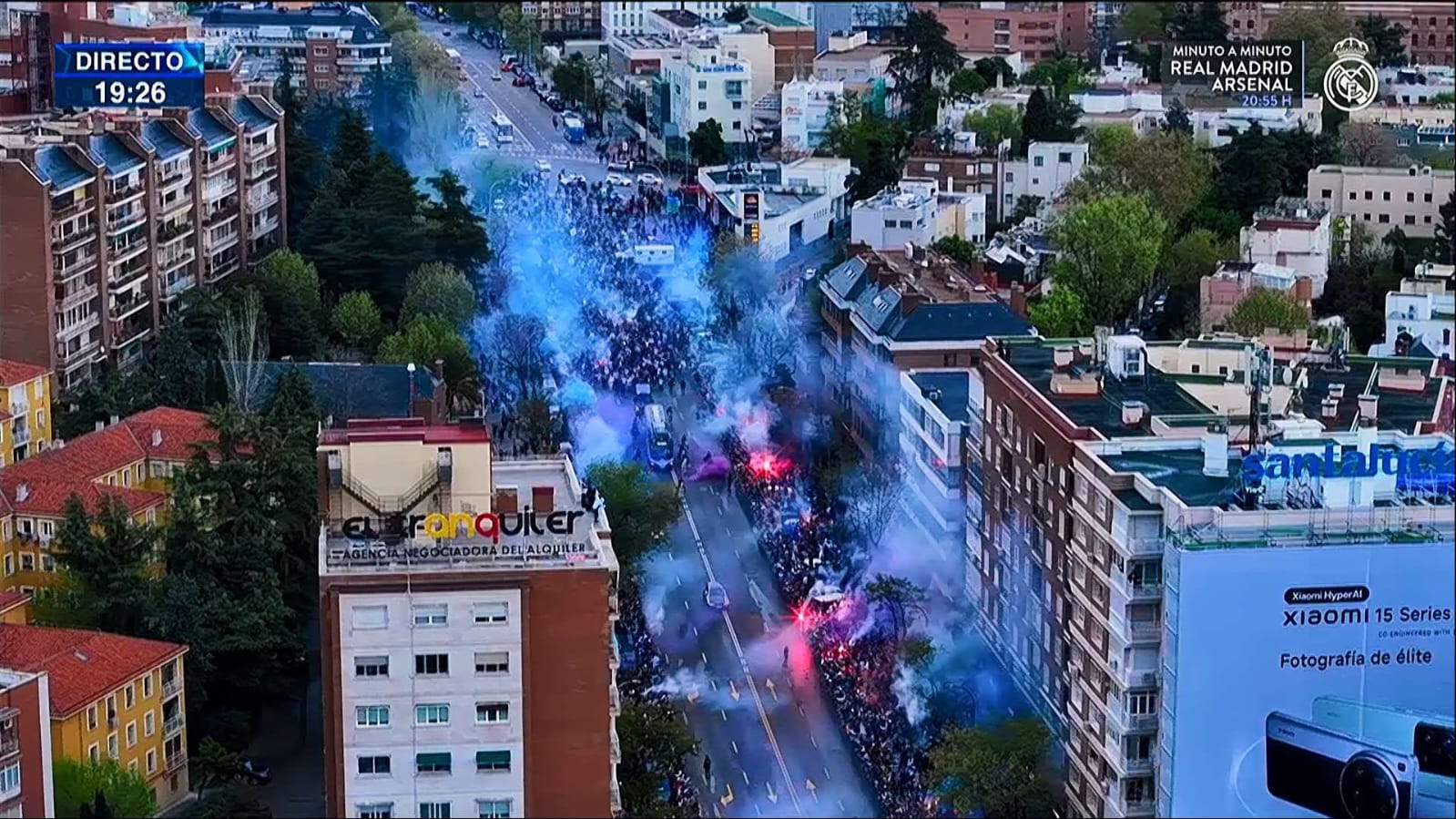 استقبال حافلة ريال مدريد (5)