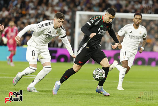 غابرييل مارتينيلي خلال المباراة غابرييل مارتينيلي خلال المباراة