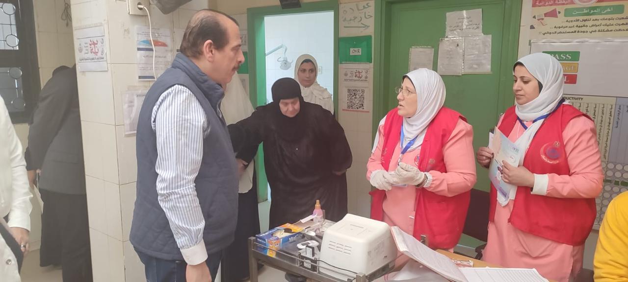 زيارة ميدانية لعدد من المنشآت الرعاية الأولية بالبحيرة