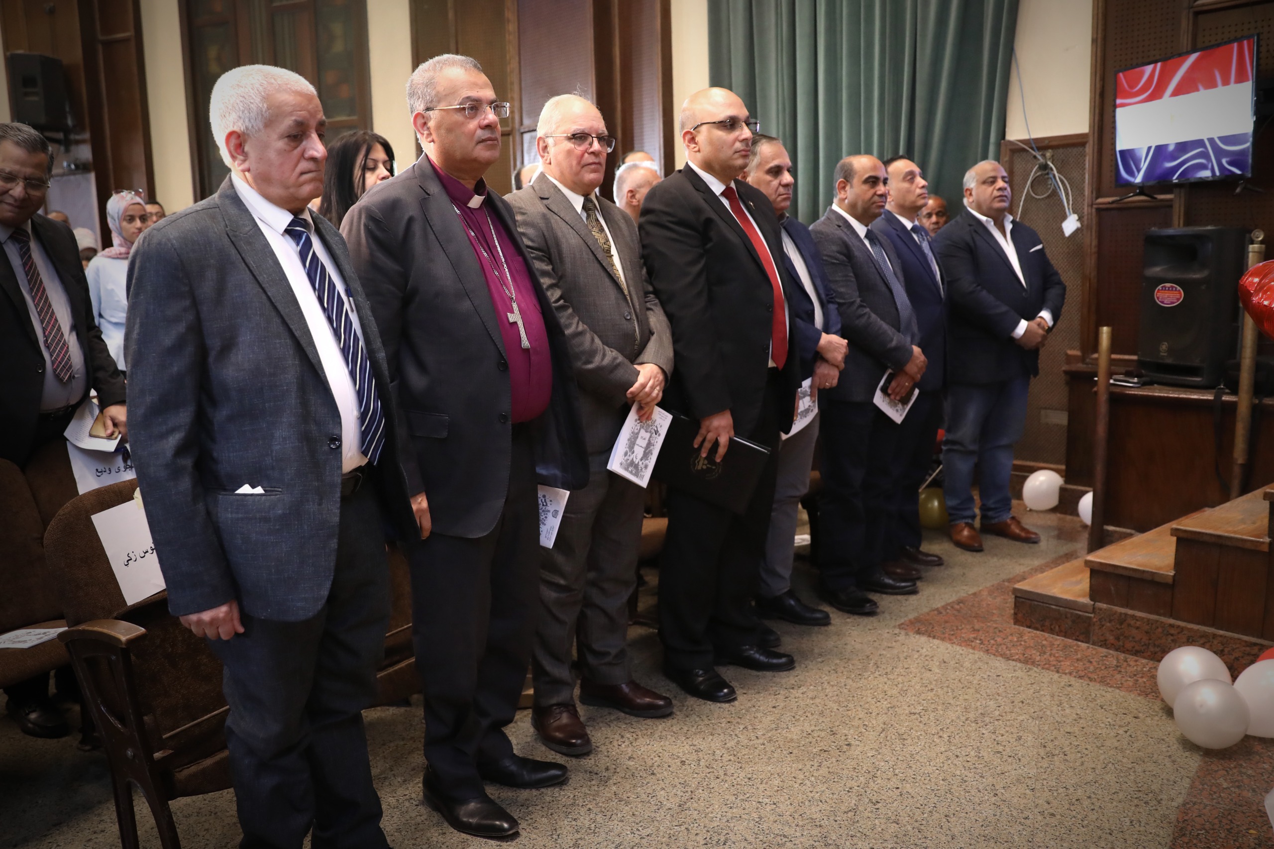 الدكتور أندريه زكى وقيادات الطائفة الإنجيلية