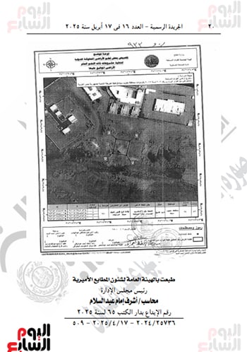 رئيس الوزراء يصدر قرارا بتخصيص عدد من الأراضى للمنفعة العامة (6)