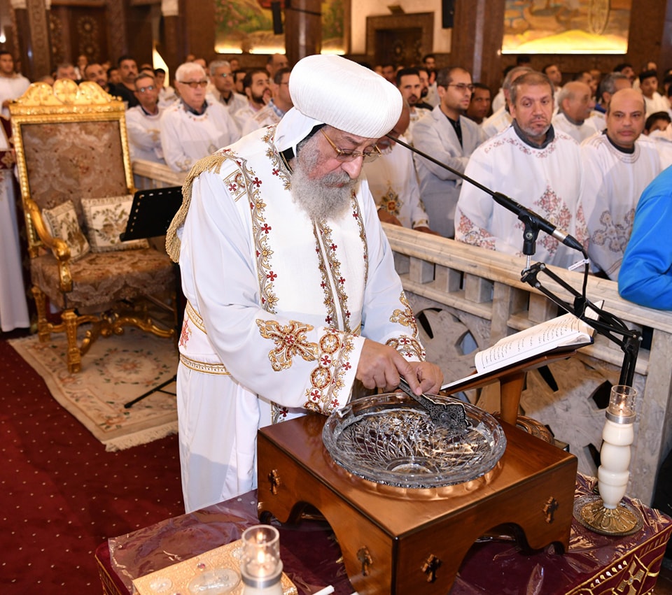 قداسة البابا تواضروس الثانى فى خميس العهد قداسة البابا تواضروس الثانى فى خميس العهد