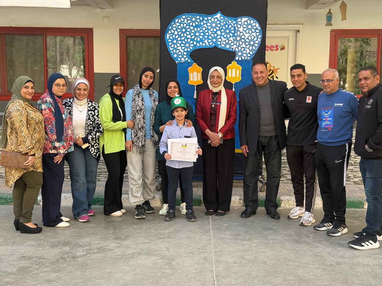 تكريم الطالب جمال إبراهيم مدكور