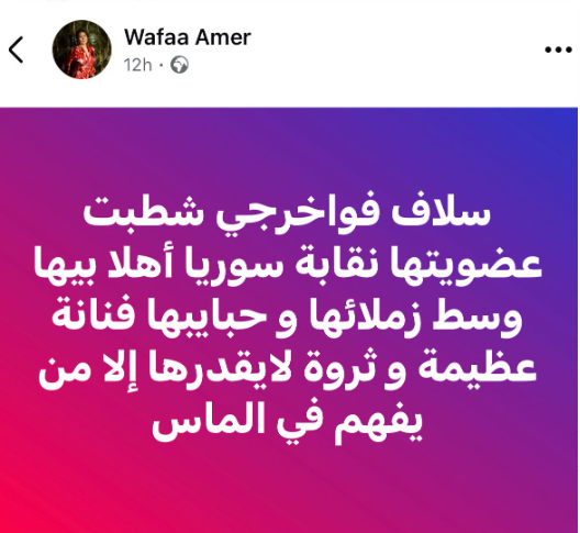 وفاء عامر