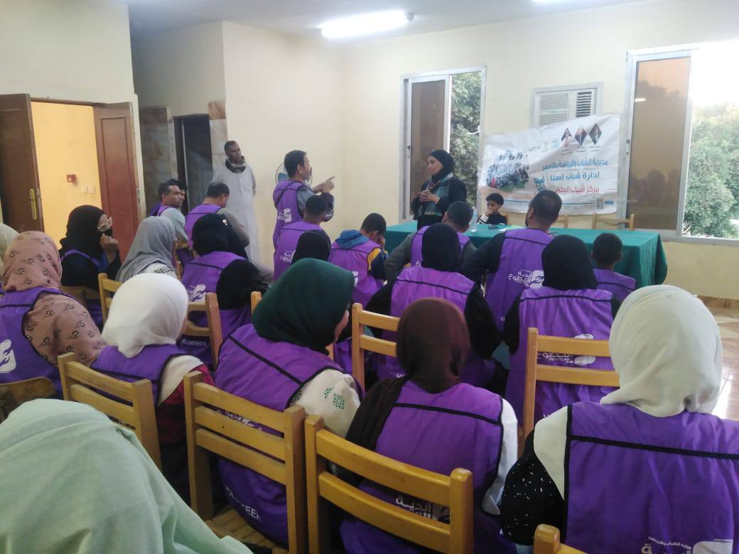 شباب ورياضة الأقصر تنفذ دورة تدريبية عن إدارة الفرق التطوعية