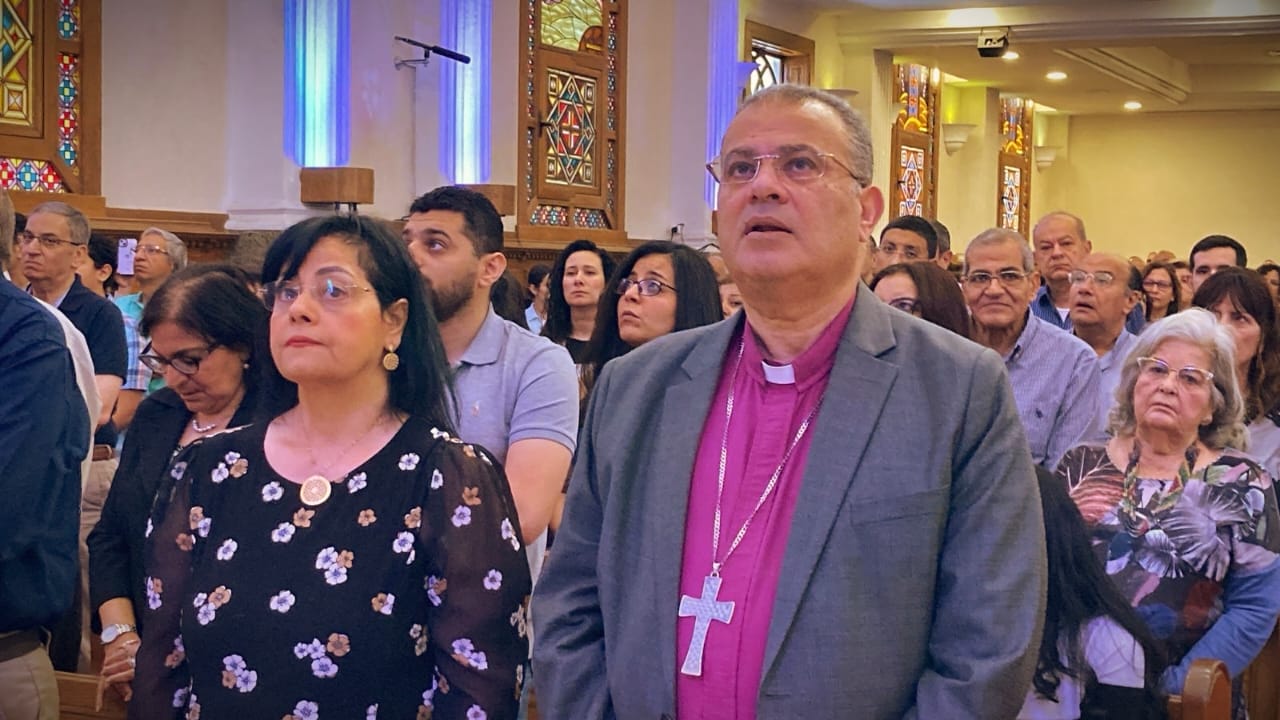 الدكتور القس أندريه زكى رئيس الطائفة الإنجيلية فى مصر