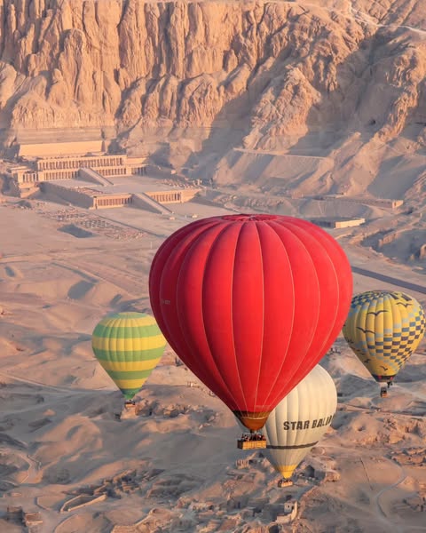تحليق 70 رحلة بالون طائر على متنها 1800 سائح بالأقصر تحليق 70 رحلة بالون طائر على متنها 1800 سائح بالأقصر