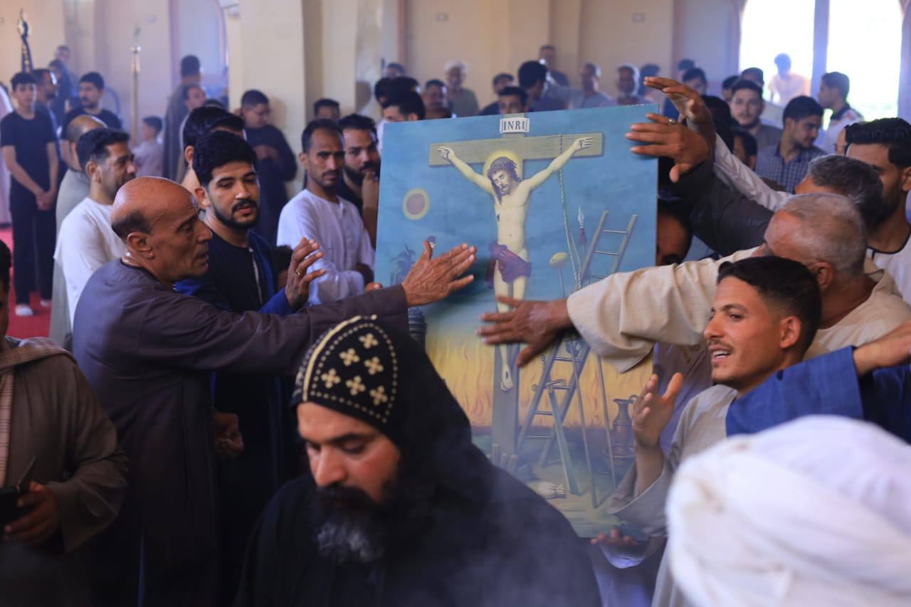 فعاليات قداس الجمعة العظيمة بدير القديس الأنبا متاؤس الفاخوري