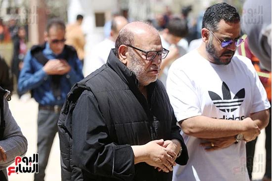 صلاح عبد الله يؤدي الصلاة على سليمان عيد