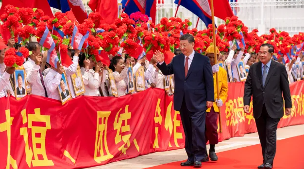 الرئيس الصينى فى كمبوديا الرئيس الصينى فى كمبوديا