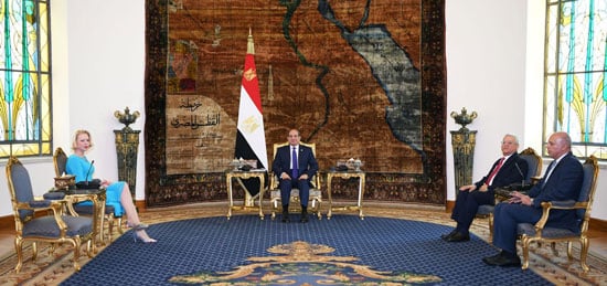 الرئيس السيسى يستقبل رئيسة الجمعية الوطنية لجمهورية سلوفينيا الرئيس السيسى يستقبل رئيسة الجمعية الوطنية لجمهورية سلوفينيا
