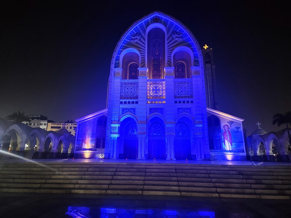 جانب من أضواء الكاتدرائية المرقسية