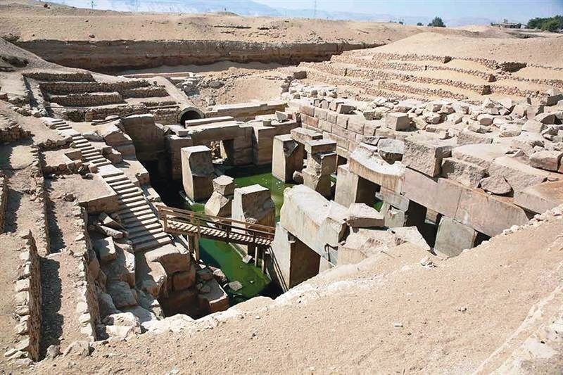 معبد الأوزوريون البلينا أبيدوس معبد الأوزوريون البلينا أبيدوس
