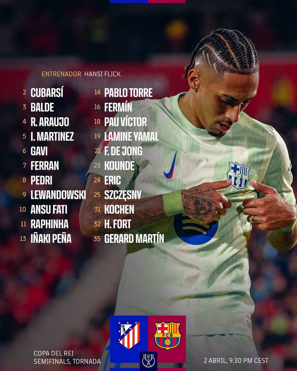 قائمة برشلونة