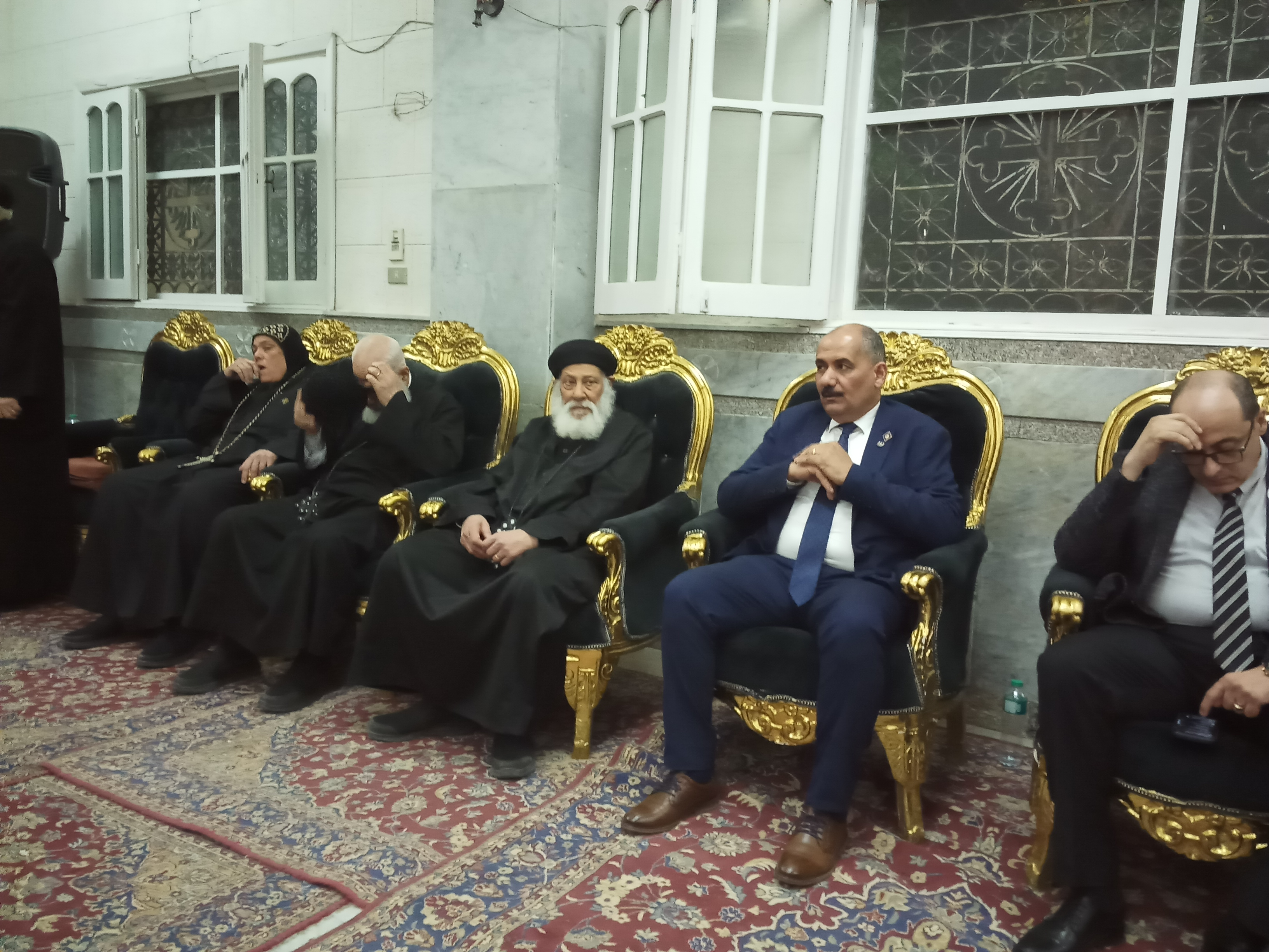 عزاء الأنبا باخوميوس لليوم الثاني بمطرانية البحيرة عزاء الأنبا باخوميوس لليوم الثاني بمطرانية البحيرة