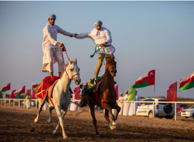 عرضة الخيل فى سلطنة عمان