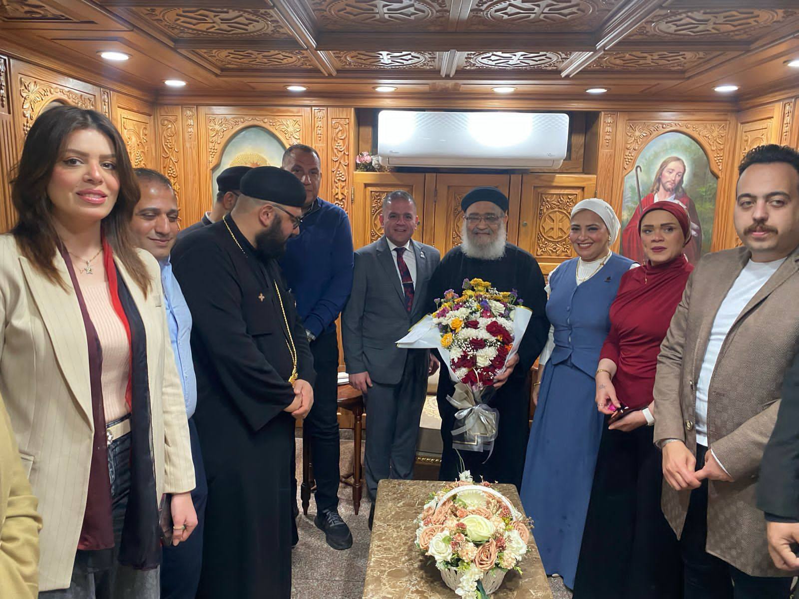 التحالف الوطنى يهنى الاقباط بعيد الميلاد (1)