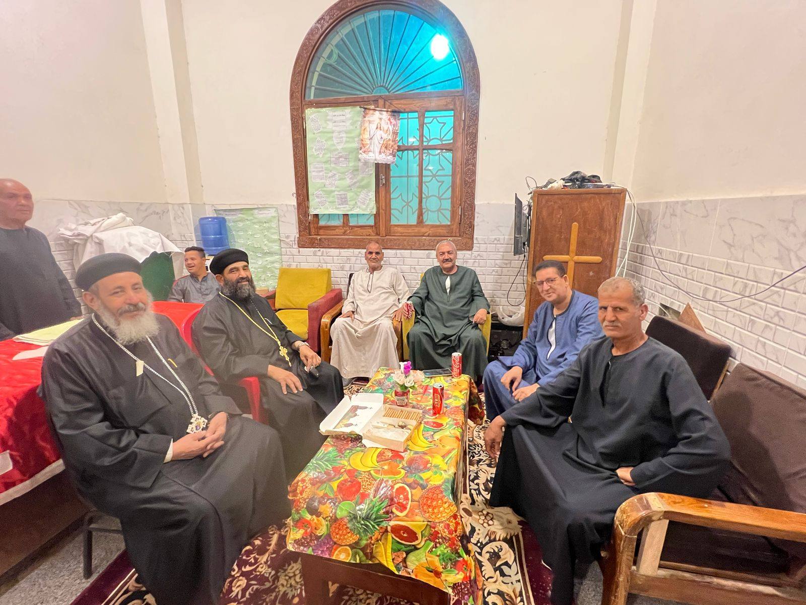 جانب من تقديم التهانى بقدوم عيد القيامة المجيد