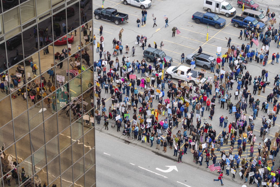 احتجاجات ضد الرئيس الأمريكى