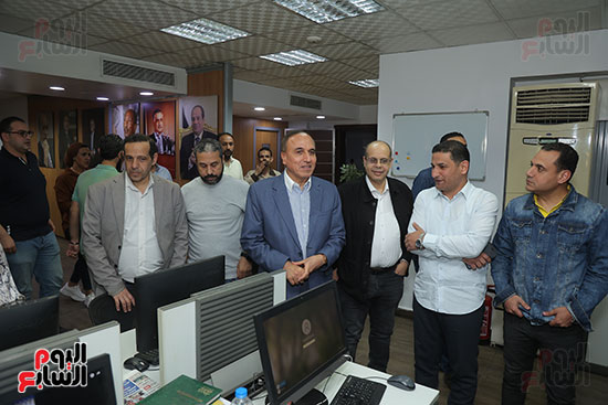 جزلة الكاتب الصحفى عبد المحسن سلامة فى جريدة اليوم السابع (9)
