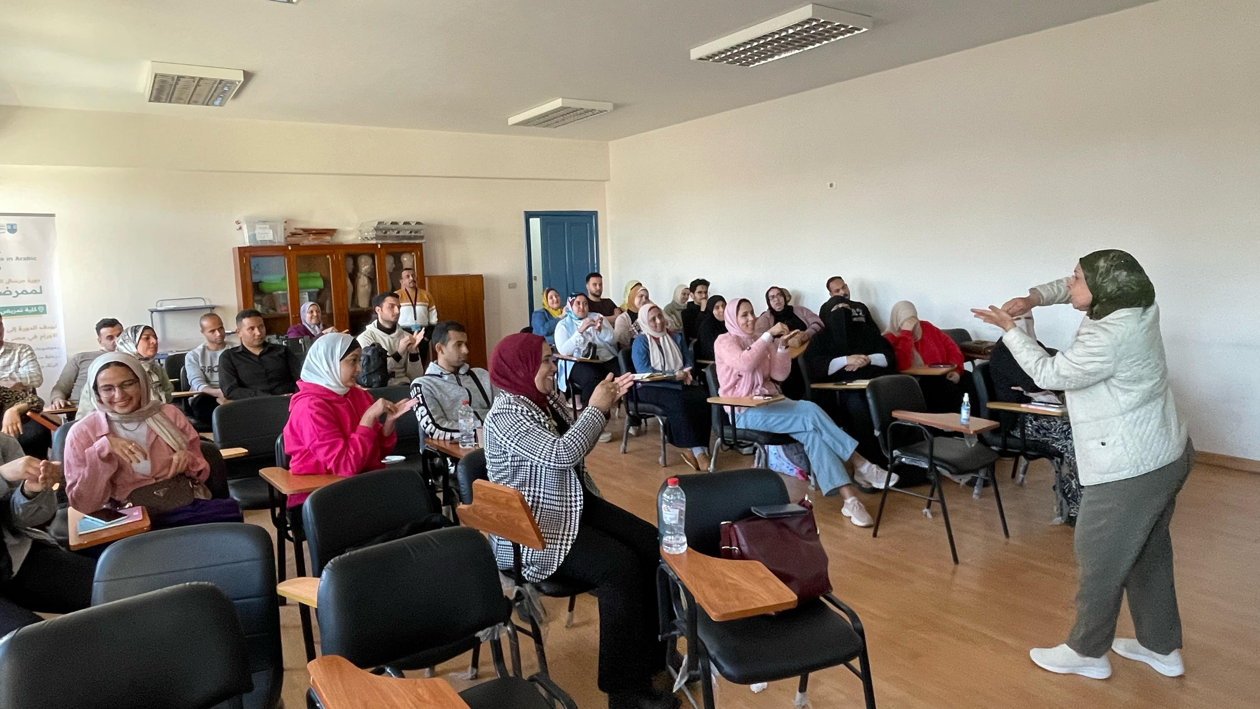 مرسال عضو التحالف الوطني دورة تدريبية لممرضي الأورام بالتعاون مع جامعة الإسكندرية (6)