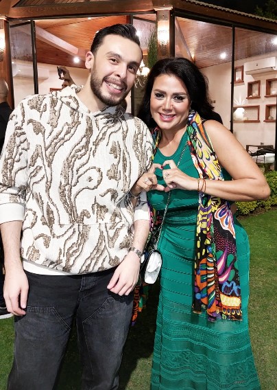 رانيا يوسف والمؤلف أيمن سليم