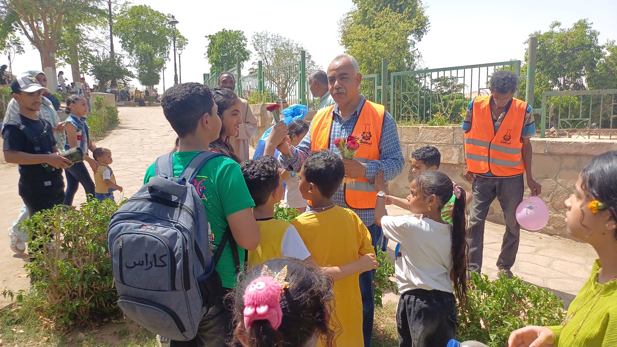 _المهندس محمد حسن مدير الحدائق بأسوان _المهندس محمد حسن مدير الحدائق بأسوان