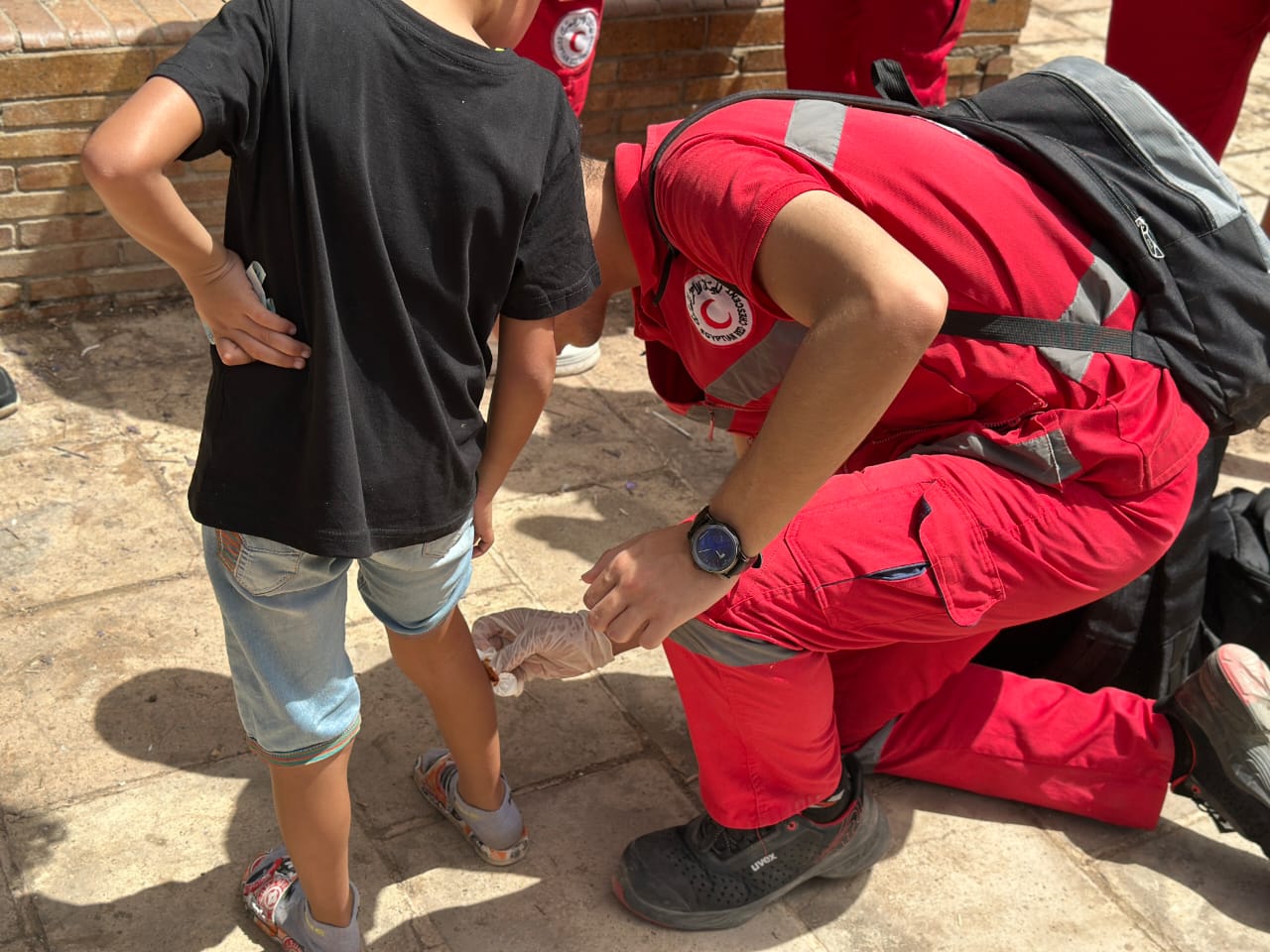 الهلال الأحمر المصري يشارك في تأمين احتفالات شم النسيم بالمحافظات