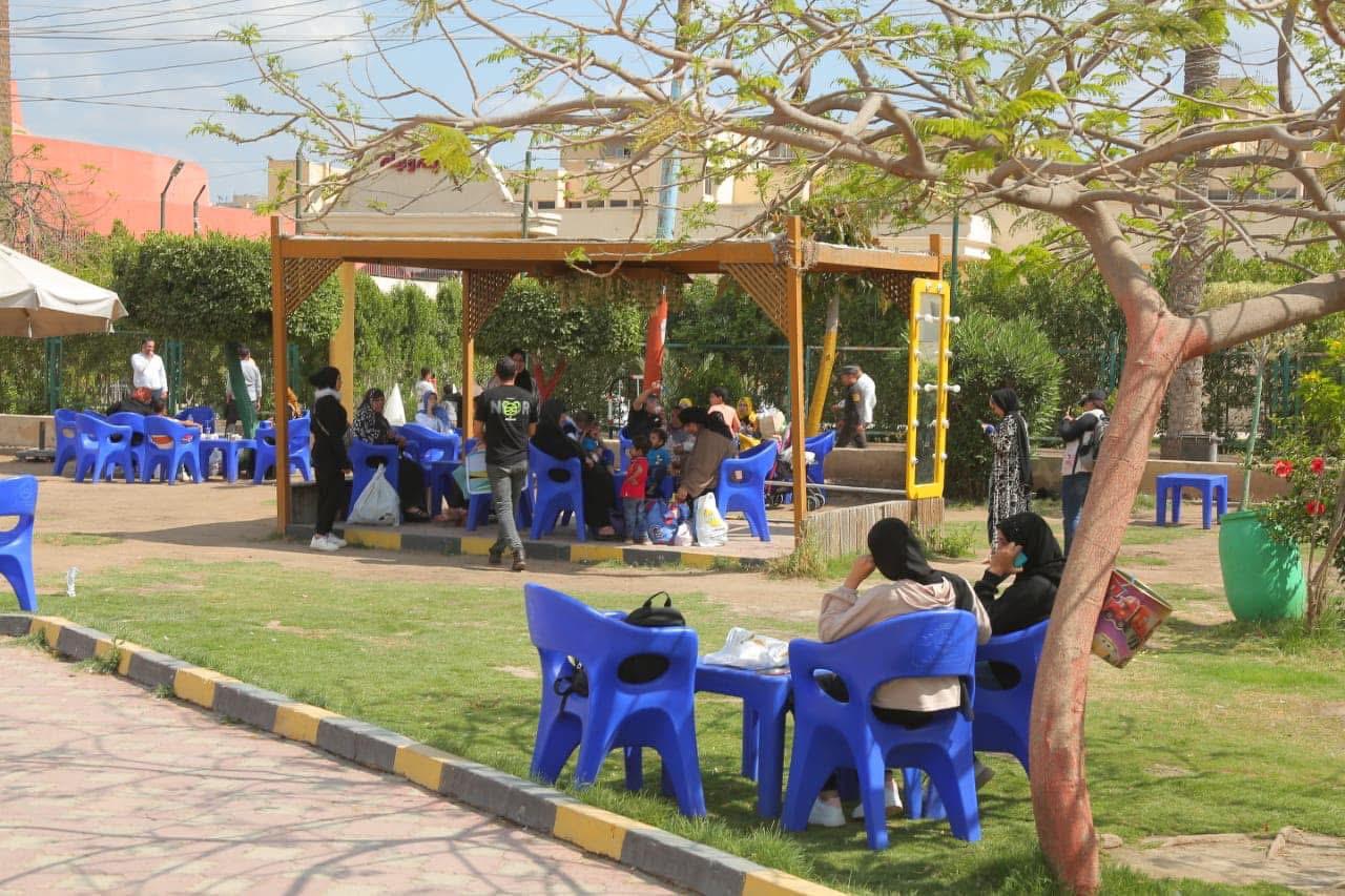 الاحتفال بشم النسيم بحديقة صنعاء