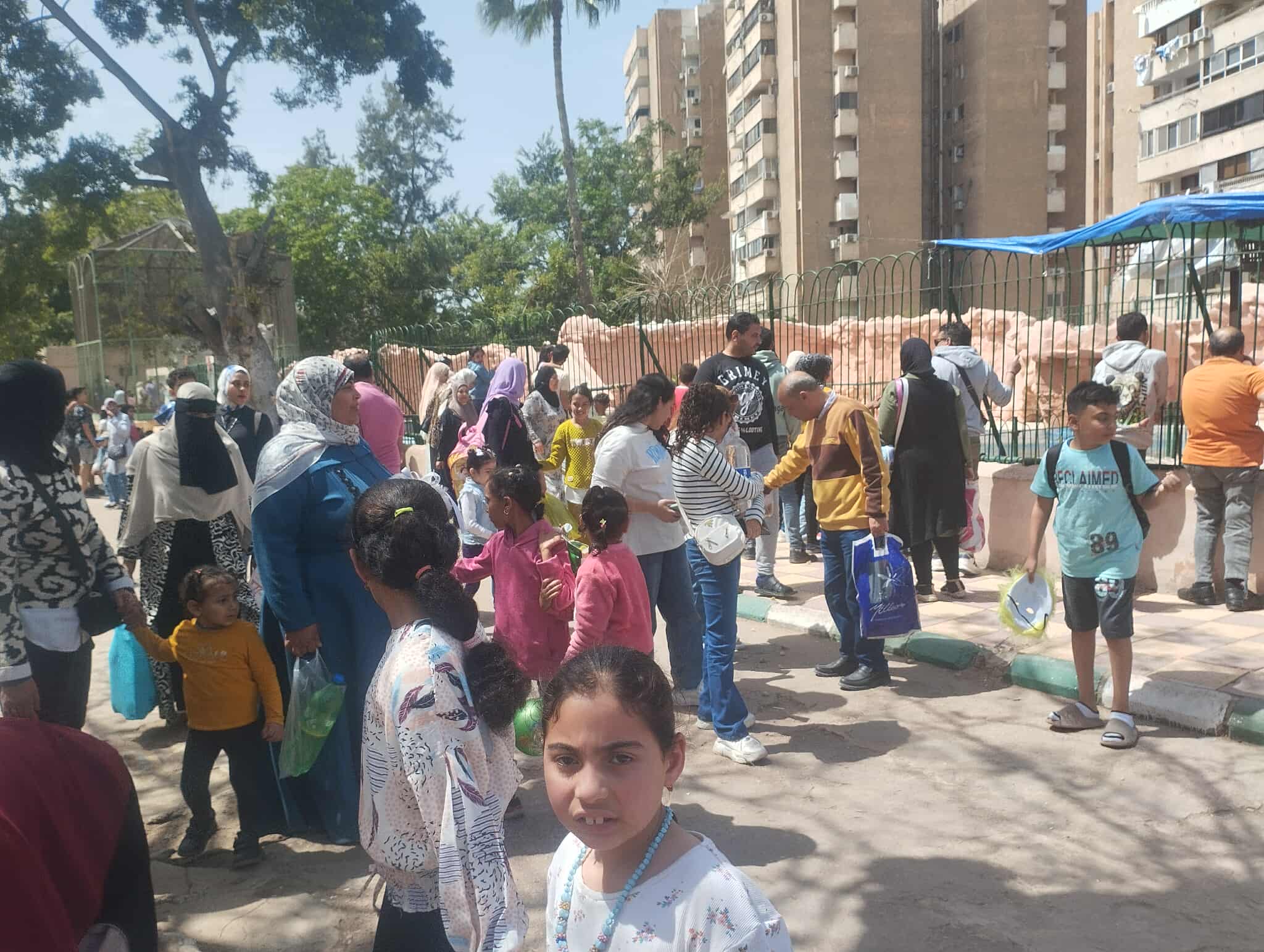 زحام داخل حديقة حيوان الإسكندرية زحام داخل حديقة حيوان الإسكندرية