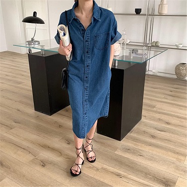 شيرت دريس جينز