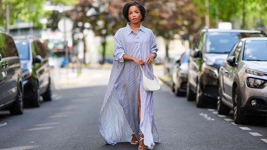 فستان شيرت دريس خفيف