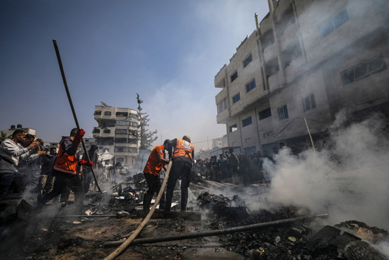 غارات إسرائيلية على غزة (12)