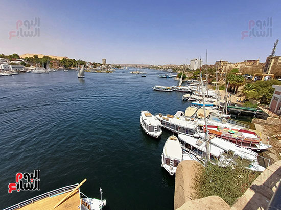 _إطلالة-النيل-فى-مدينة-أسوان- _إطلالة-النيل-فى-مدينة-أسوان-