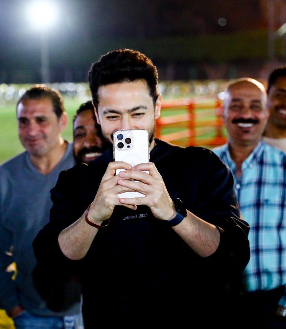 حمادة هلال من بروفات حفل شم النسيم