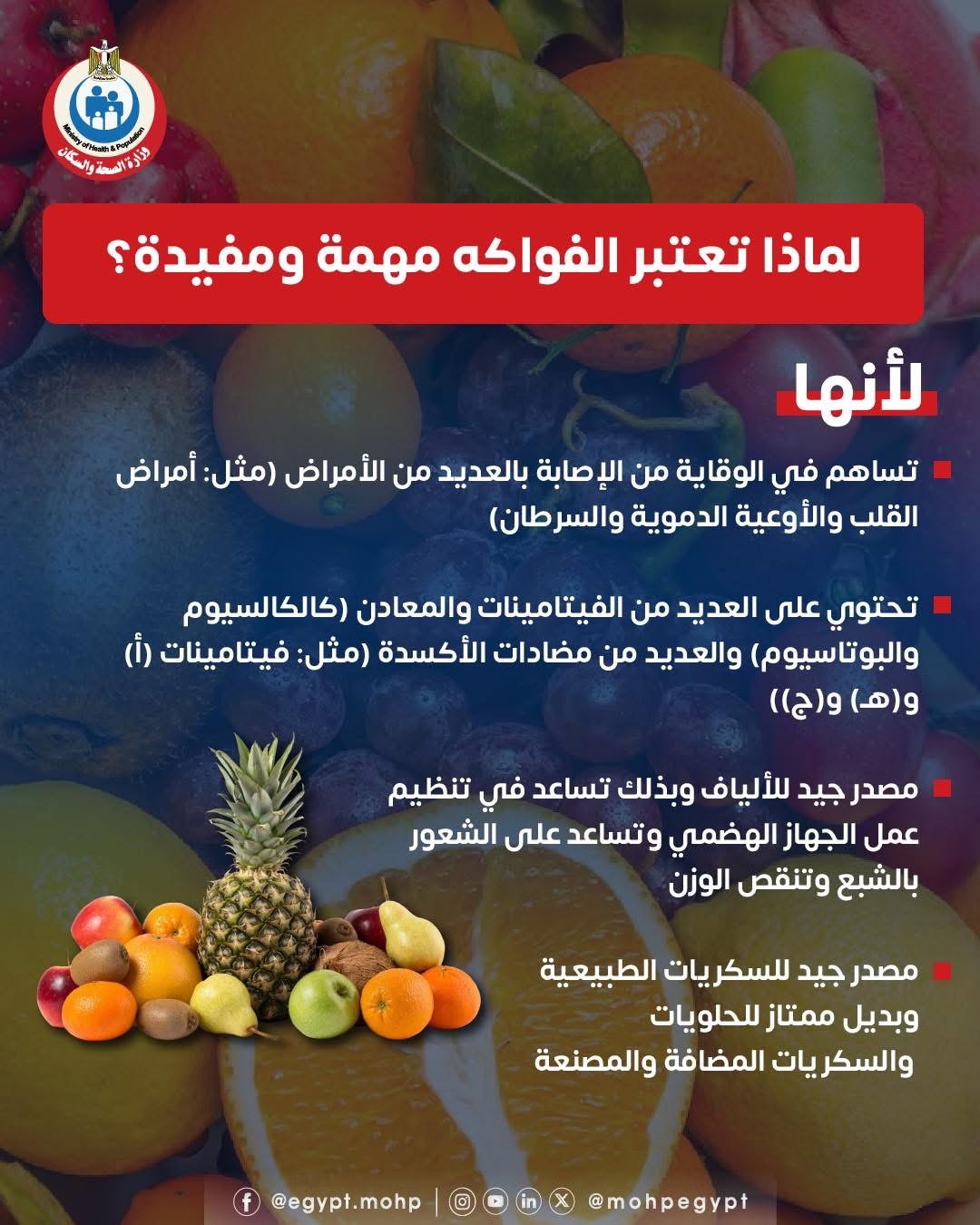 لماذا تعتبر الفواكه مهمة ومفيدة لماذا تعتبر الفواكه مهمة ومفيدة