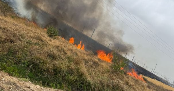 حريق سكك حديد إسرائيل