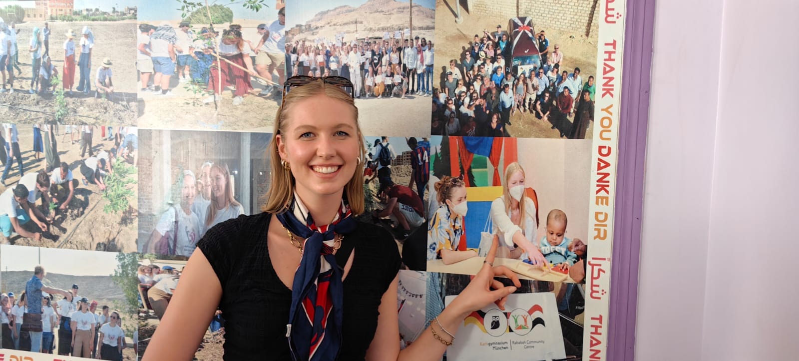 إحدي المشاركات بالأسبوع المصرى الألمانى إحدي المشاركات بالأسبوع المصرى الألمانى